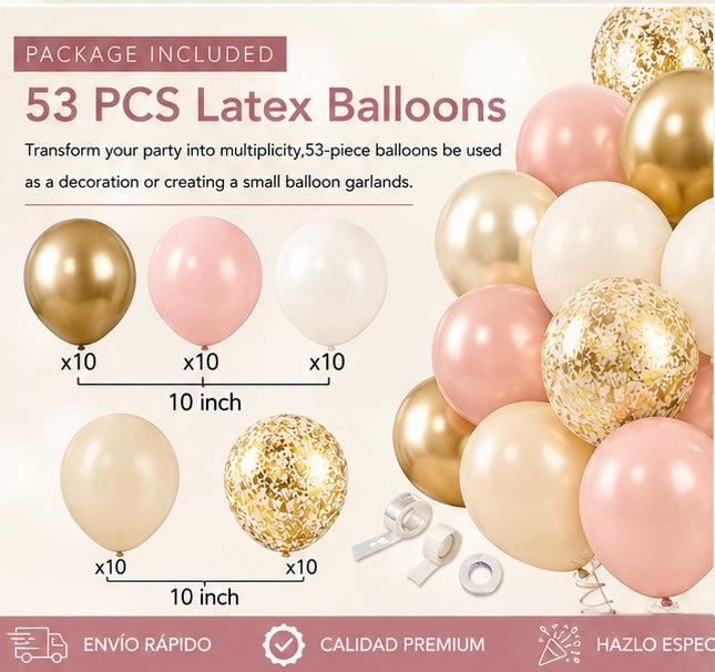 Decoraciones para fiestas (no personalizadas)