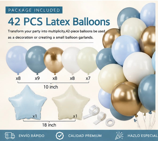 Decoraciones para fiestas (no personalizadas)