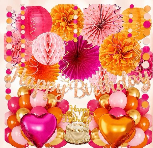 Decoraciones para fiestas (no personalizadas)